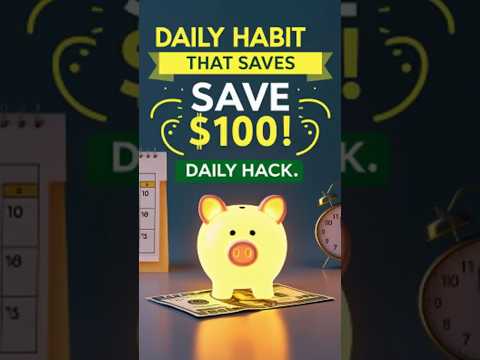 The $100 Secret | This Simple Daily Habit Can Transform Your Finances #inflation #moneysavinghacks