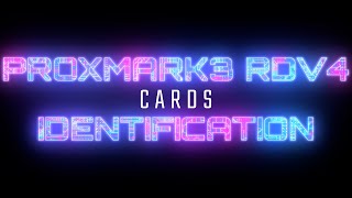 Proxmark3 RDV4 : Cards Identification