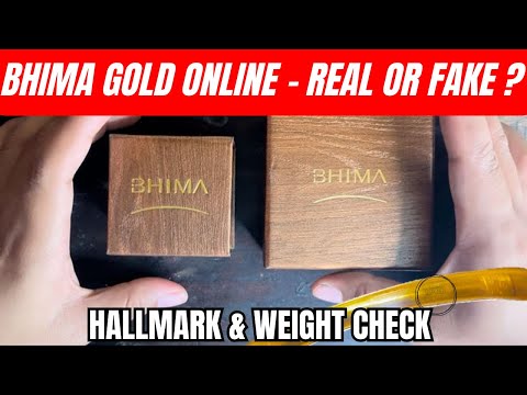 Easy Bhima Gold Online Items Hallmark & Weight Check ✅🔍💎