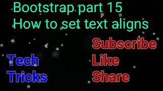 Bootstrap part 15 | How to set text aligns | #Shorts | #Align | #Bootstrap |
