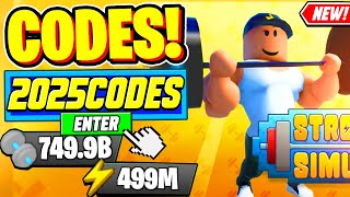 ⚠️New⚠️ ALL WORKING CODES For Strongman Simulator 2025 - Roblox Strongman Simulator Codes 2025