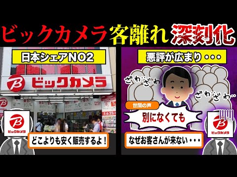 客離れが止まらない…『ビックカメラ』が悲惨すぎる件について...【ずんだもん＆ゆっくり解説】