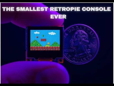 The SMALLEST RetroPie Console Ever Built!