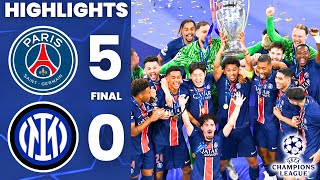 PSG vs Inter Milan (5-0) Highlights | UEFA Champions League Final 2025