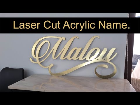 Acrylic gold mirror name