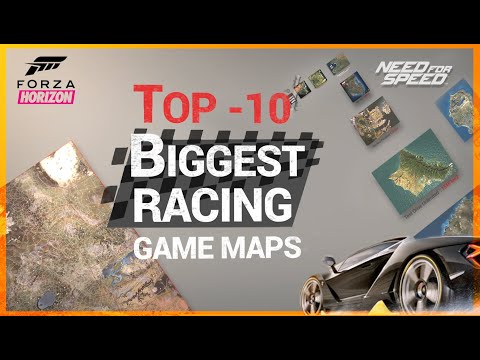 Forza Horizon 5 Map Size comparison  Biggest Racing game maps