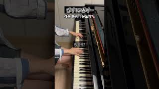 이게 같은 선생님이라고?(입시생 취미생온도차) #피아노레슨 #피아노 #피아노선생님 #피아노전공