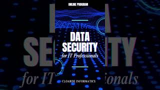 DATA SECURITY FOR IT #datasecurity #itsecurity #applicationsecurity #itsm #itom #itoperations