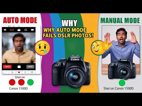 Canon 1500d photography Tricks | Auto Mode vs Manual Mode