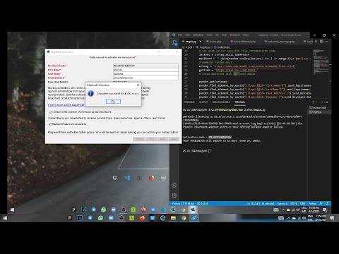 Get Free Maple activation code for 15 days using selenium python