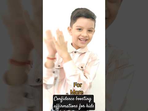 😍🤗 Affirmations for kids #confidencebuilding #affirmations