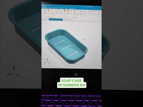 Soap Holder Design in Siemens NX | Surface Modeling Tutorial #shorts  #caddesign #cad #nxcad #ugnx