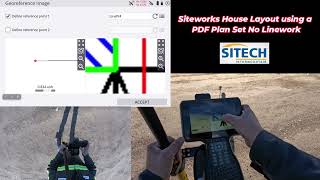 Siteworks House Layout and Model off a PDF Plan Set No Linework