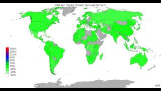 World - Gni Per Capita Growth - Time Lapse