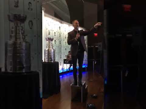 Live auction at the Hockey Hall of Fame!