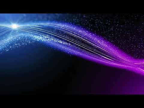 Neon Light Wave Loop Background Abstract Motion Graphics