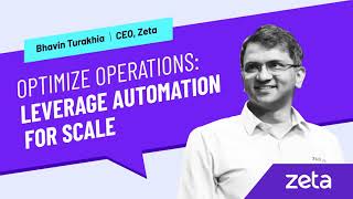 Optimize Operations Leverage Automation for Scale