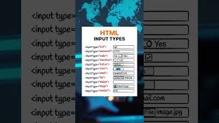 HTML Input Types 💻