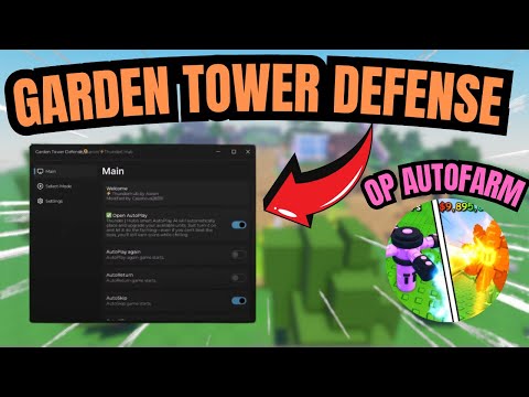 Garden Tower Defense Script/Hack | OP AUTO FARM/ AUTOPLAY, & MORE