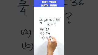 #maths #mathlogic #mathbrainteaser #mathstricks #mathemagic #mathproblem