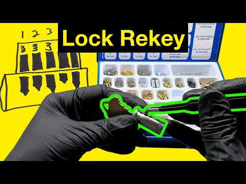 How to rekey a Schlage lock with their retail rekey kit