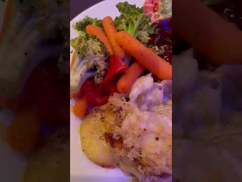 Salad / Formal Dinner / Steak / Baked Potatoes / Chicken Parmesan