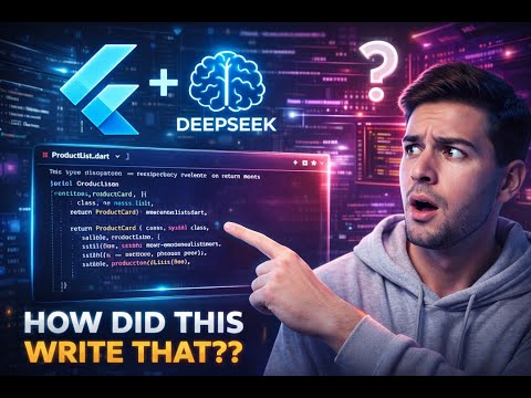I Built a Pro Flutter Profile UI in Minutes Using DeepSeek AI!