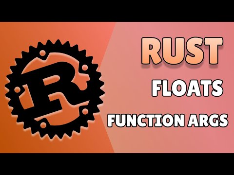 Rust Beginners 3 - Floats and Function Arguments