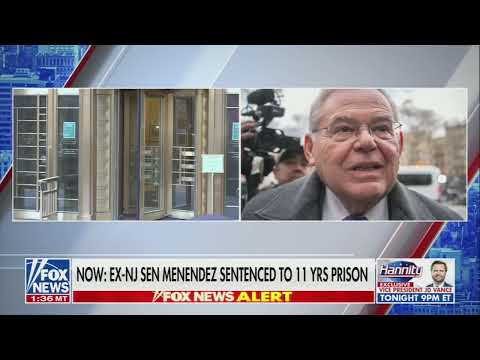 Bob Menendez Sentenced to 11 Years for Bribery 🚨