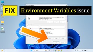 Fix - Can't Edit Environment Variables on Windows 10/ 11 | Environment Variable is disabled