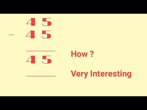 45-45=45 How? | fun with math |interesting puzzel | gripontricks #shorts #youtubeshorts #viralvideo