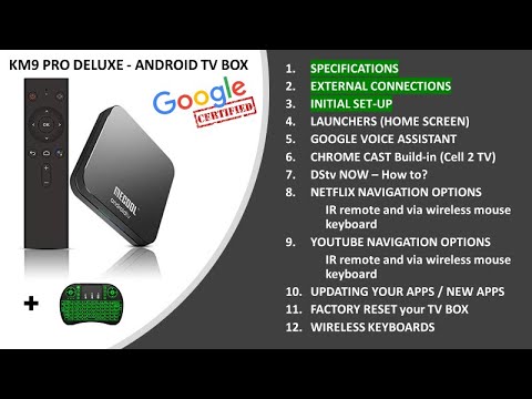 Google certified KM9 TV box Help guide 1-3
