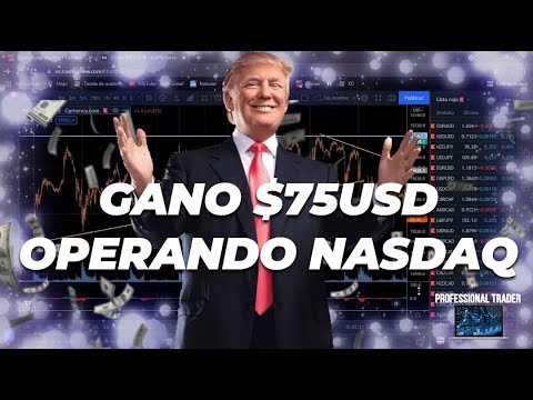 GANO $ 75USD OPERANDO NASDAQ 🔥 #nasdaq #trading #futuros
