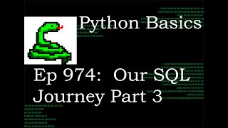 Python Basics Tutorial Our SQL Journey Pt  3 Keywords Select From and Limit