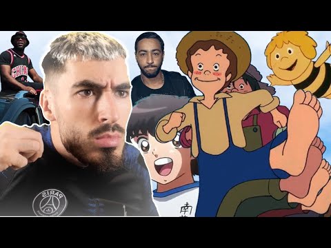 PFUT REAGIT AUX MEILLEURS INTROS DE DESSIN ANIME DE NOTRE ENFANCE !