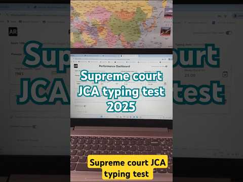 Supreme court JCA typing test 2025 #supremecourt #shorts #viralshorts #trending #reels
