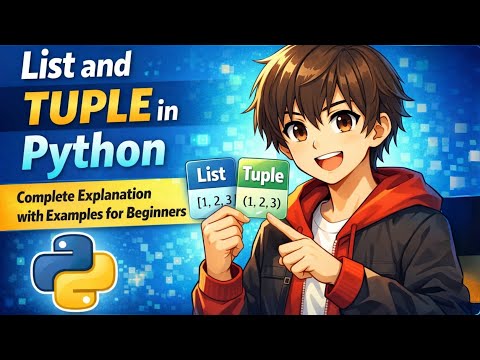 List and Tuple in Python | Complete Explanation with Examples for Beginners