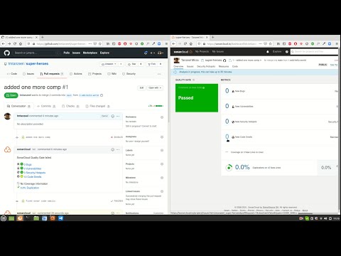 How to enable Sonar gated check-in on a GitHub repository