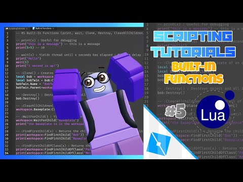 How To Script On Roblox - Built-In Functions #5