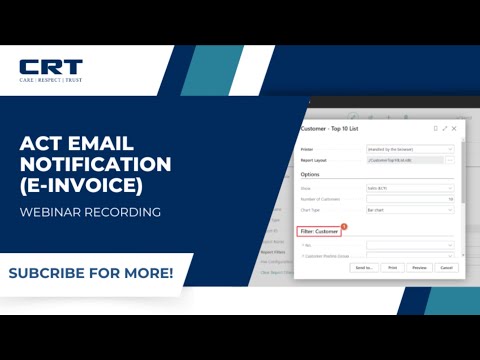 Missed our ACT Email Notification (E-Invoice) Webinar?