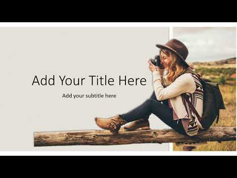 Creating attractive cover slide by using Remove Background option
