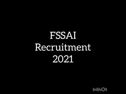 FSSAI Recruitment 2021 | Government job | mooft ka gyaan