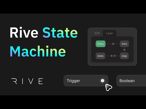 Rive State Machine For Beginners - Interactive Animation With Rive