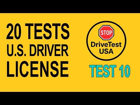 DMV Practice Test #10 — 20 New Driving Questions for the U.S. Permit Exam