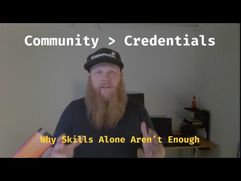 Certifications Are Not Enough: Community Is the Real Career Safety Net
