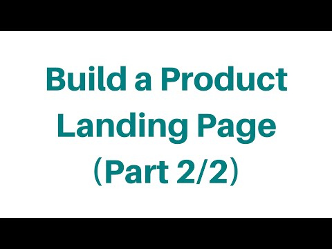 Build a Product Landing Page (freeCodeCamp)