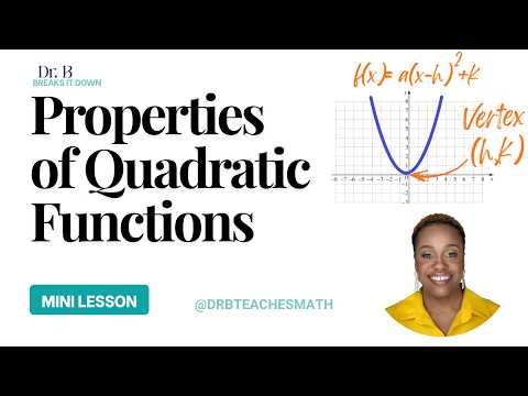 Properties of Quadratic Functions
