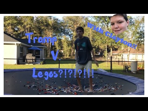 INSANE TRAMPOLINE V LEGOS GONE WRONG!?!!