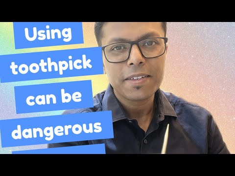 Using toothpick can be dangerous for your gums #toothpick #gumhealth #oralhygienetips