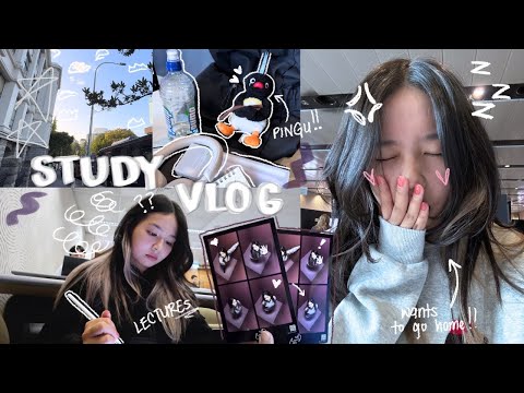 STUDY VLOG 🎧🗒️; aelfriceden unboxing, mid term studying, blind-boxes & more